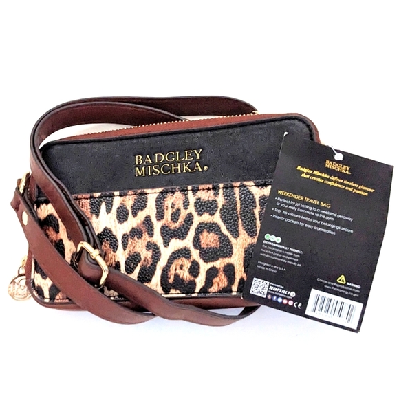 Badgley Mischka Bags Badgley Mischka Vegan Leather Weekender Travel